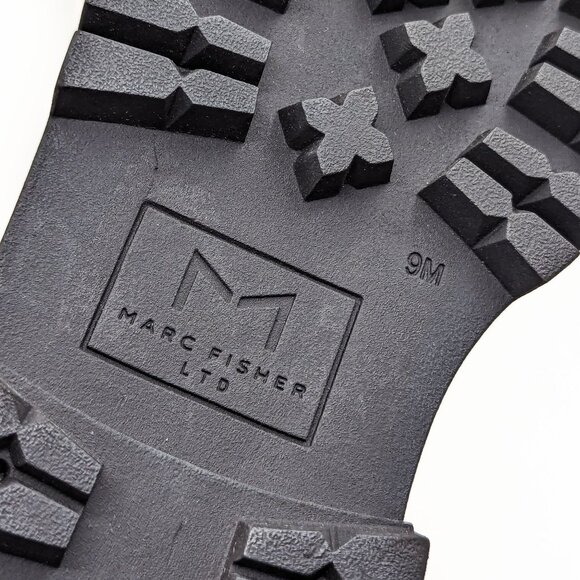 Marc Fisher Women Pauline Chelsea Retro Festival Platform White Leather Boots 9 - Picture 10 of 11